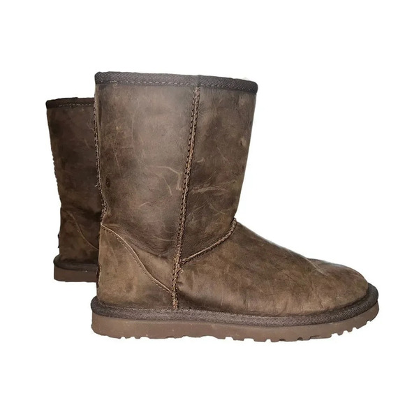 UGG Women's Leather‎ Short II Boot Size 5 - Picture 7 of 9